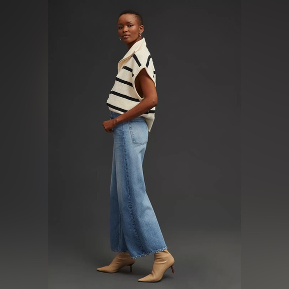 rag & bone Maya High Rise Wide-Leg Jeans in Hermosa - Picture 5 of 9